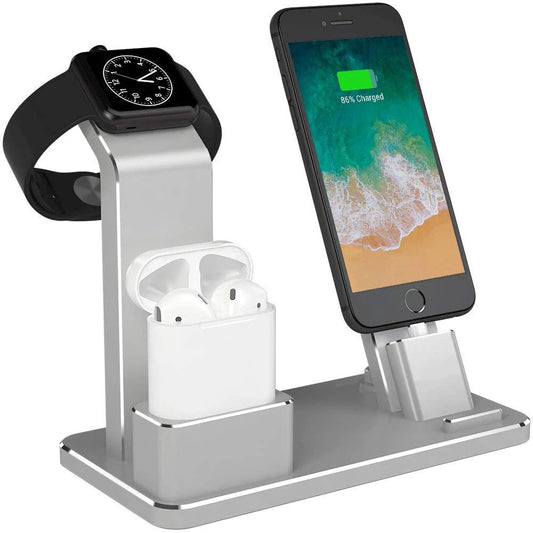 Hot Sale For Watch Headset Three-in-one Charging Bracket Metal Phone Bracket Desktop
