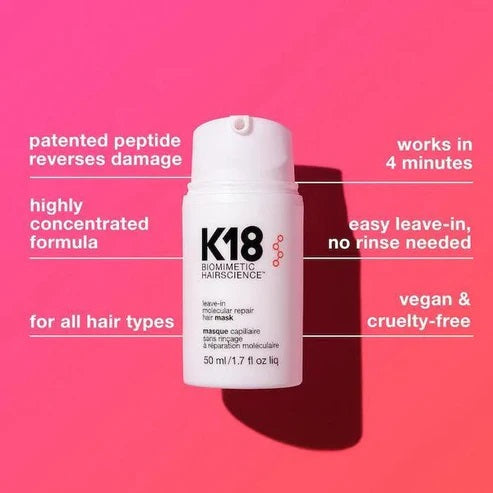 K18 - Biomimetic Hairscience Leave-In Molecular Repair Hair Mask (Original)