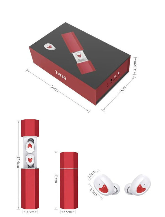 Metal Rod In-Ear Wireless Headphones